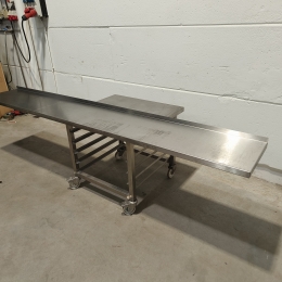 Étagère murale en inox - 275x40 cm